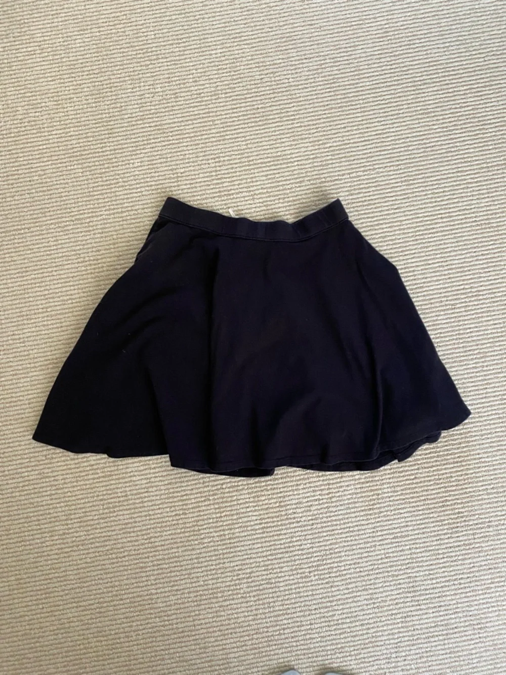 Kimchi Blue Black 90’s style Snap-Front A-line Skater Flared Skirt size small